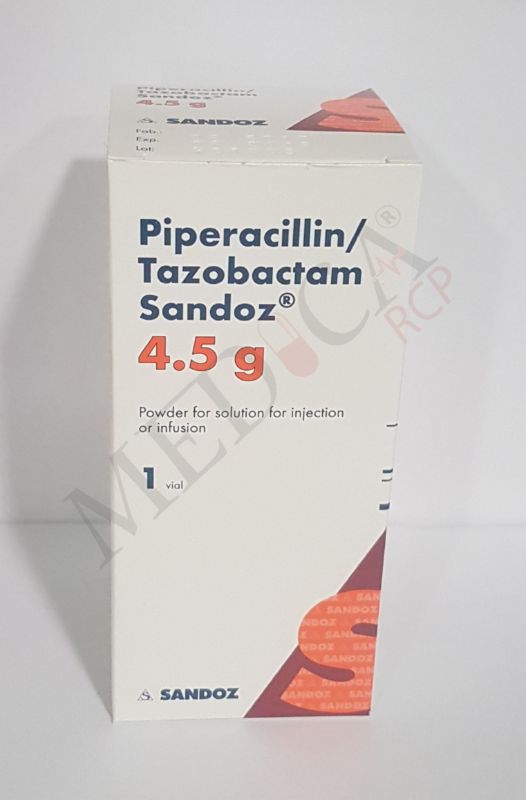 Pipéracilline/Tazobactam 4.5g Sandoz